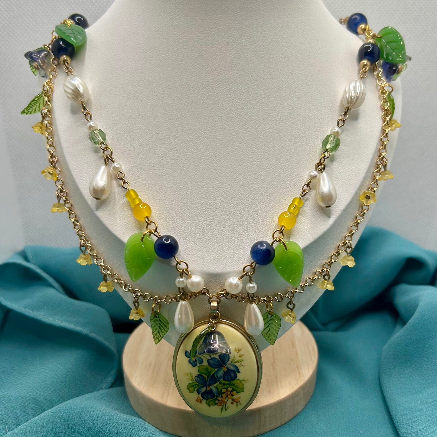 Blue Iris Jewelry Set