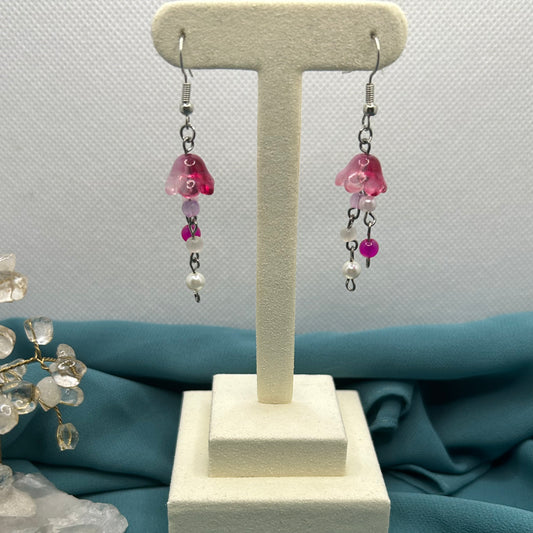 Jelly Fish Drop Dangle Earrings