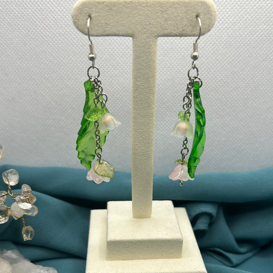 Wild Bell Flower Drop Dangle Earrings