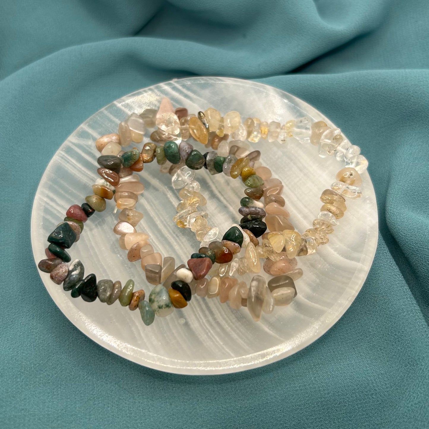 Crystal Chip Bracelet Bundles