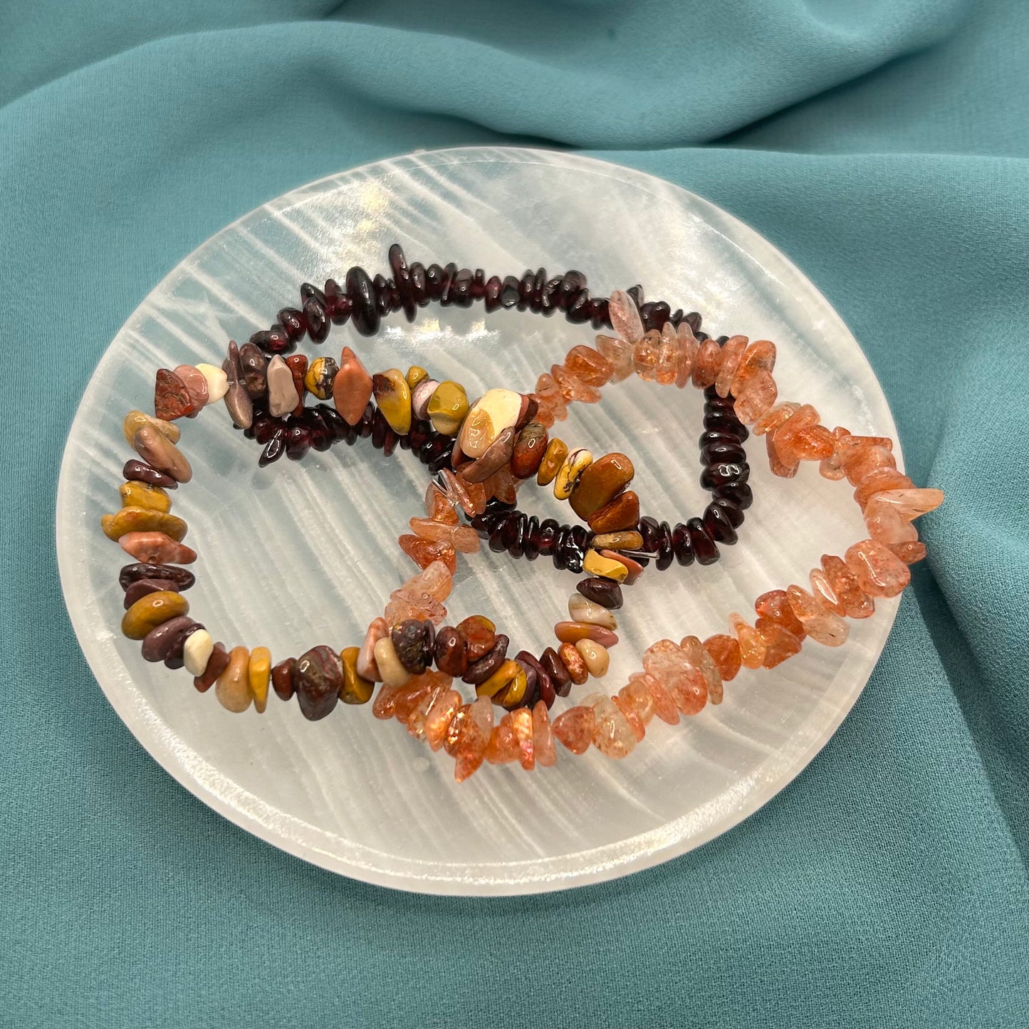 Crystal Chip Bracelet Bundles