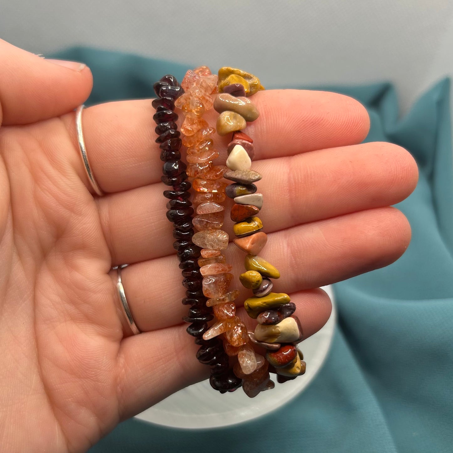 Crystal Chip Bracelet Bundles