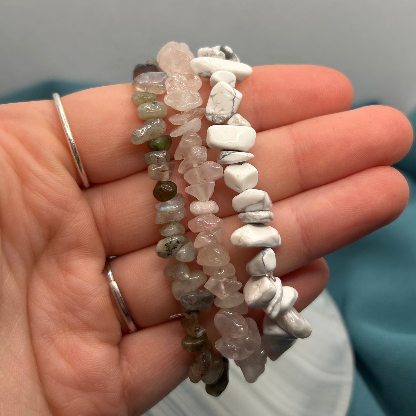 Crystal Chip Bracelet Bundles