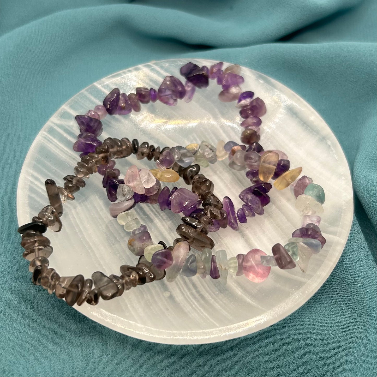 Crystal Chip Bracelet Bundles