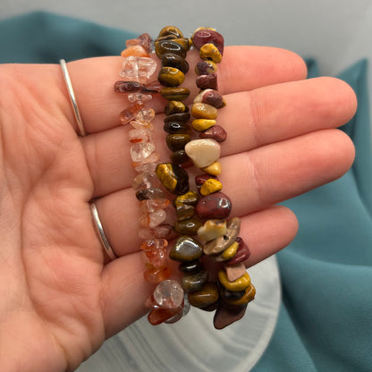 Crystal Chip Bracelet Bundles