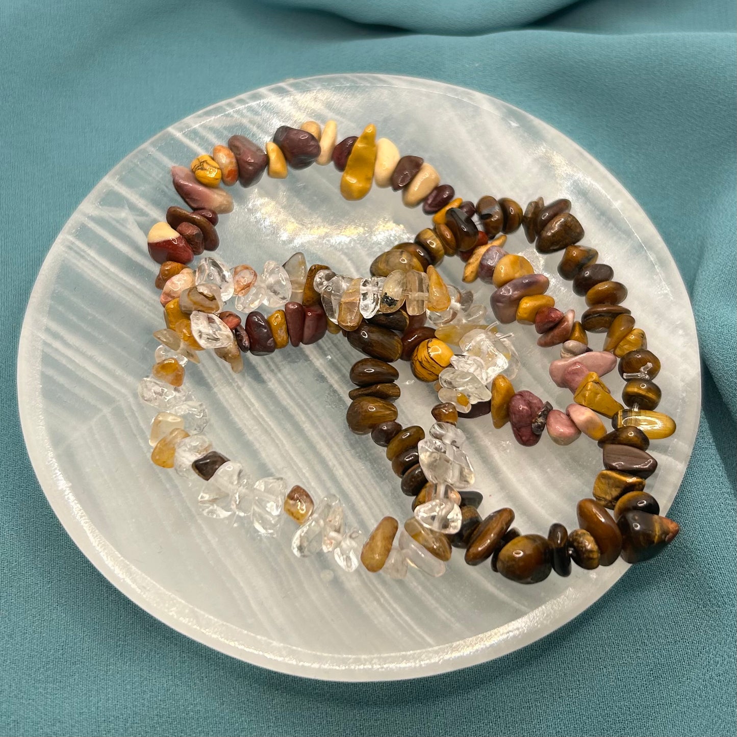 Crystal Chip Bracelet Bundles