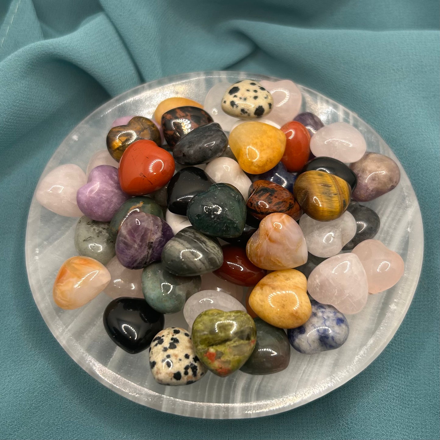 Mystery Mini Heart Crystal Carving